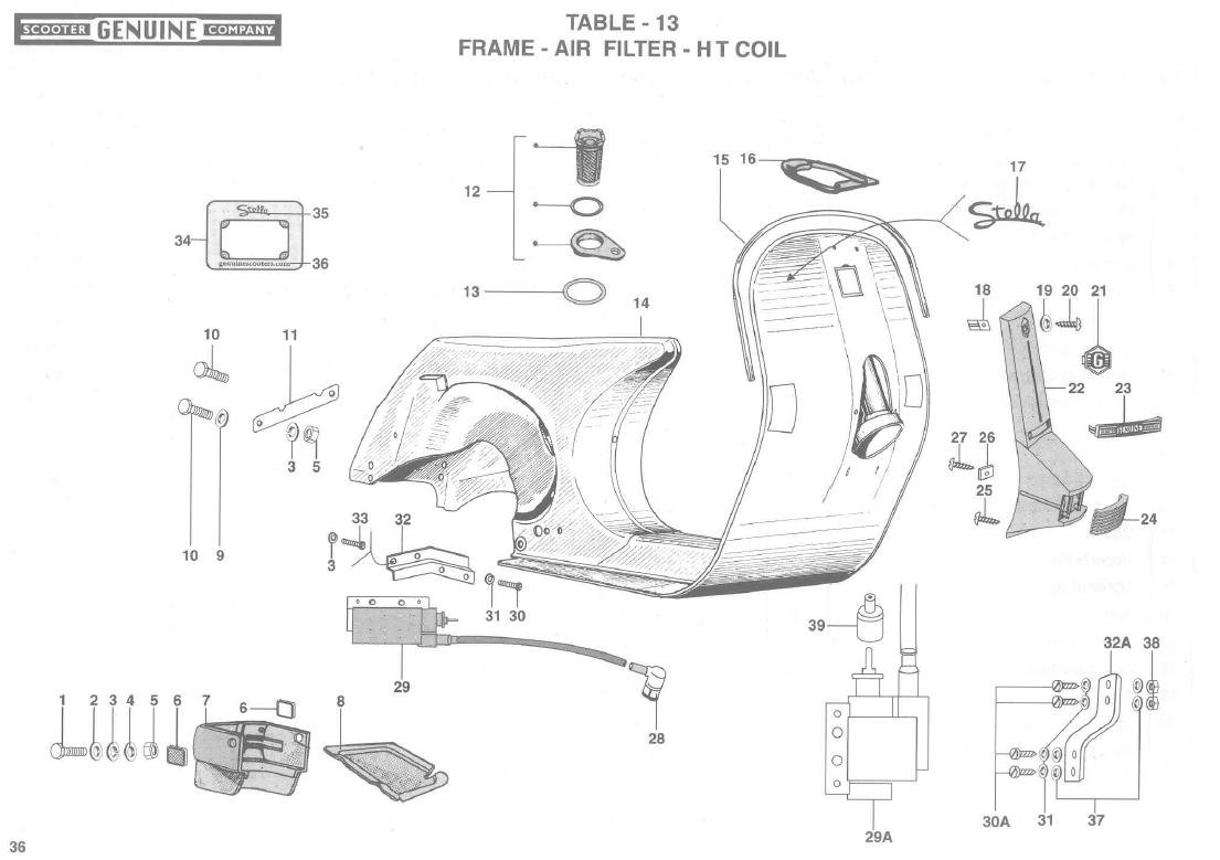 Genuine Stella Frame